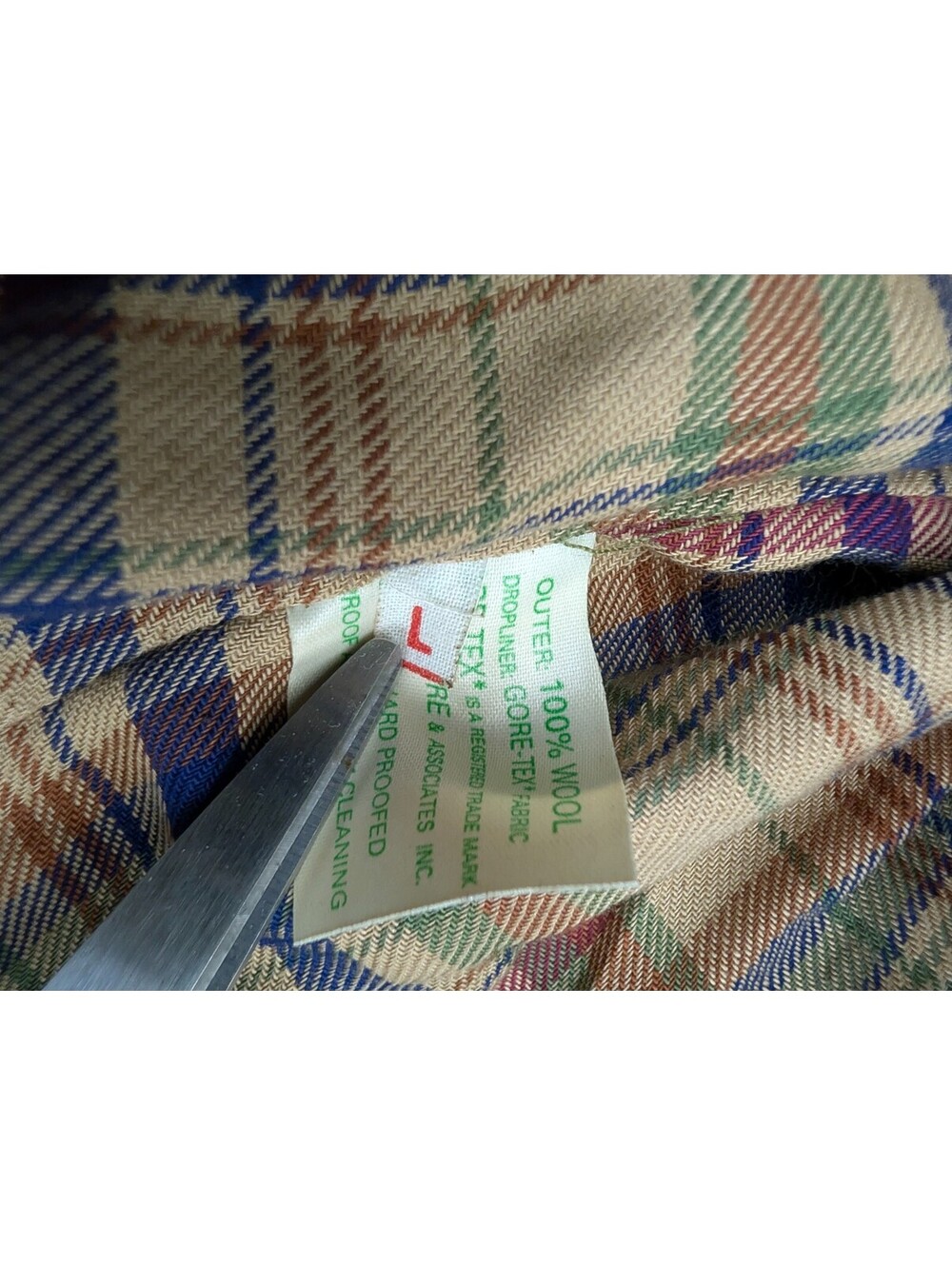 John Partridge Gore-Tex Wool Tweed Field Jacket Coat Men L - Picture 8 of 13
